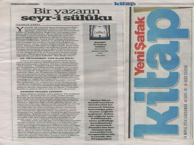 Bir yazarın seyr-i sülûku - Yrd. Doç. Dr. İskender GÜMÜŞ (Yeni Şafak Kitap)