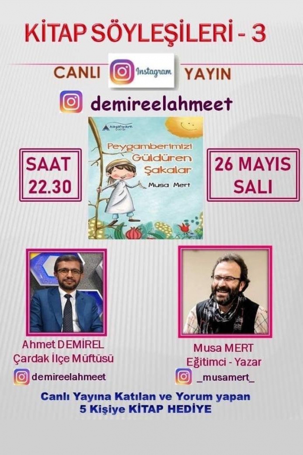 Kitap Söyleşileri -İnstagram'den Canlı-