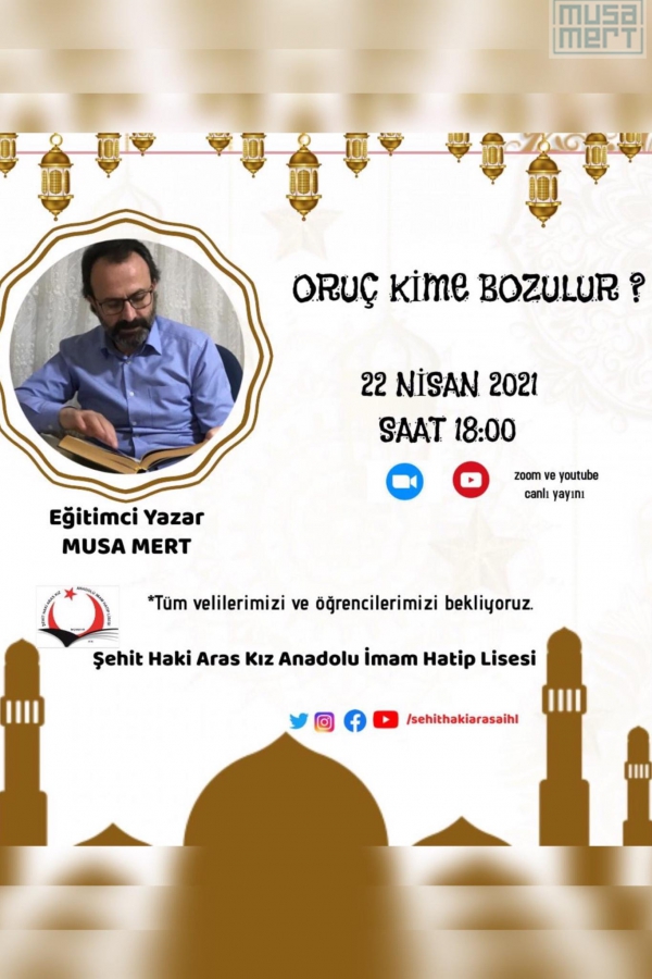 Oruç Kime Bozulur? / Zoom Meeting'den CANLI