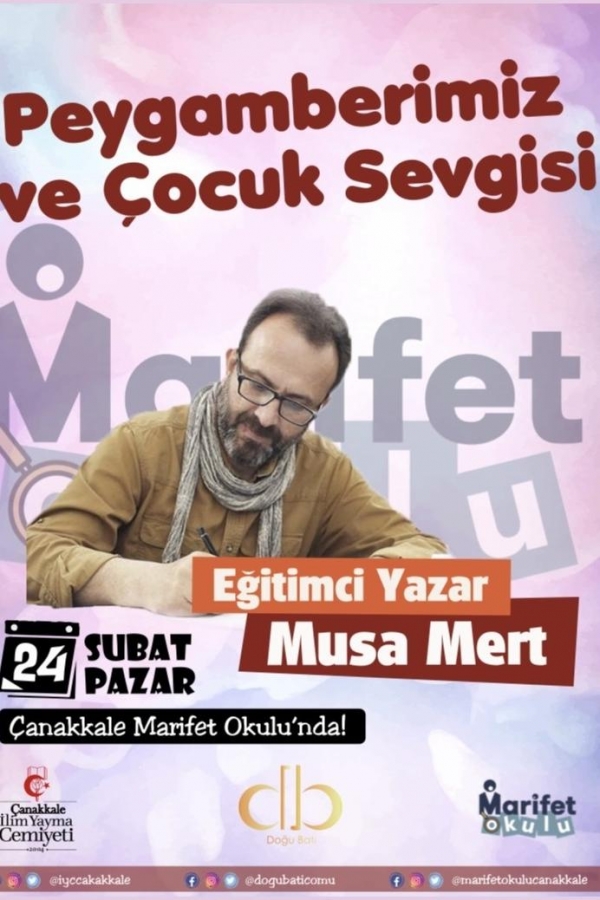 Söyleşi & İmza / Peygamberimiz ve Çocuk Sevgisi / ÇANAKKALE