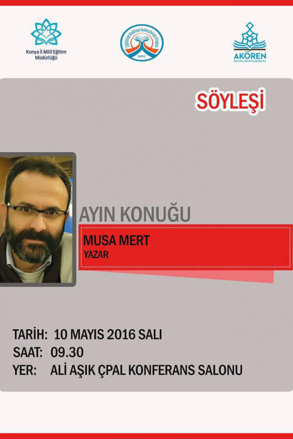 Söyleşi / Okumak / Akören - KONYA