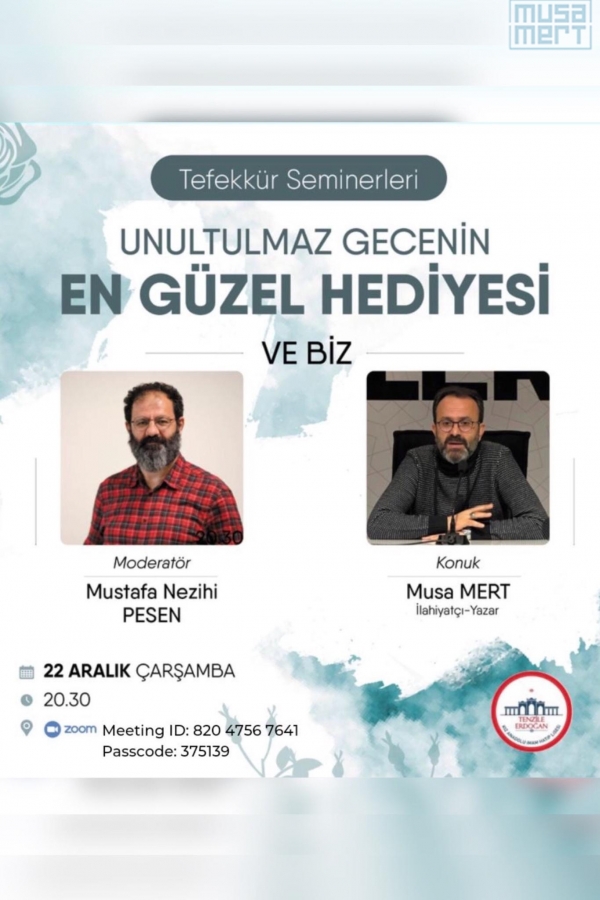 Unutulmaz Gecenin EN GÜZEL HEDİYESİ ve Biz / Zoom Meeting'den CANLI